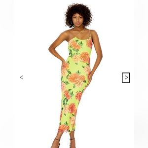 AFRM rose dress NWT